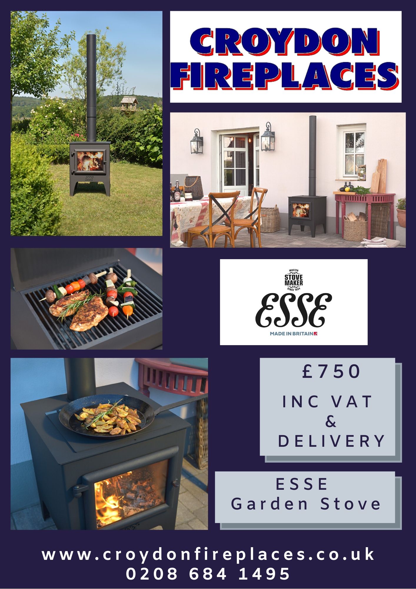 Esse Outdoor Stove Garden Stove Croydon Fireplaces
